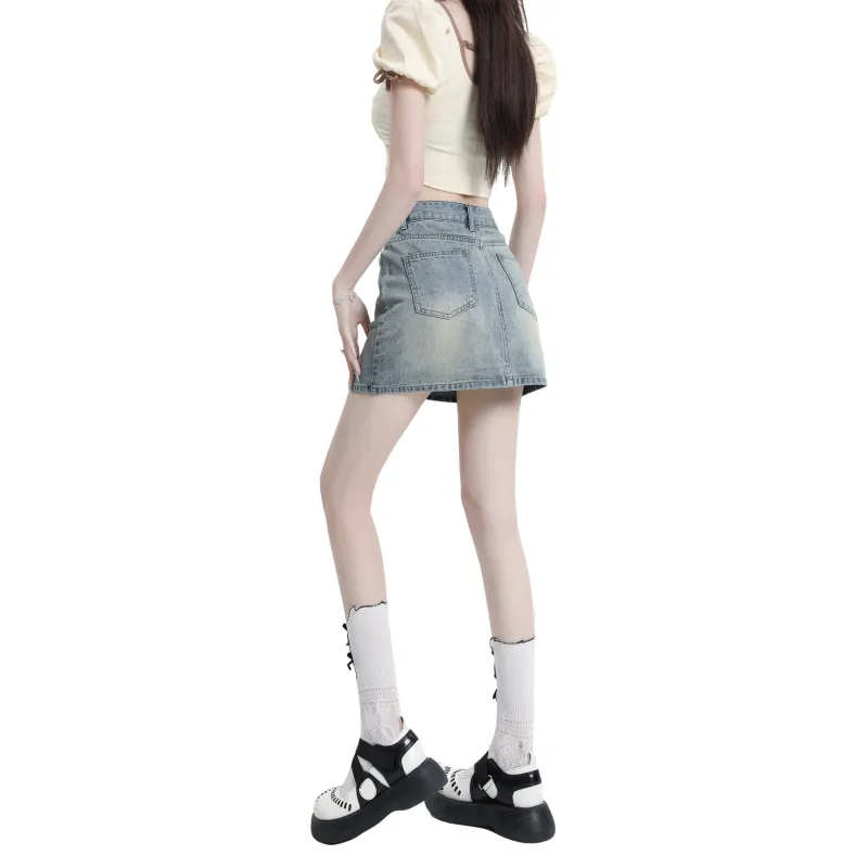 TBSM Denim Short Skirts Women's-3