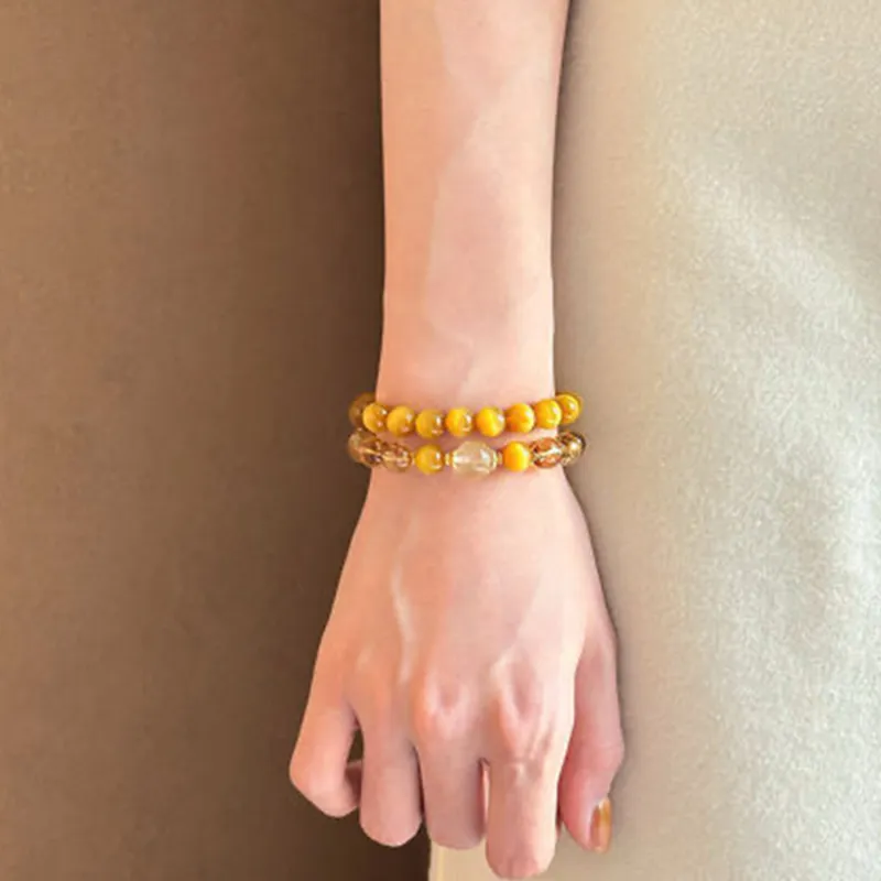 Atsuyama Crystal Bracelets Unisex-3