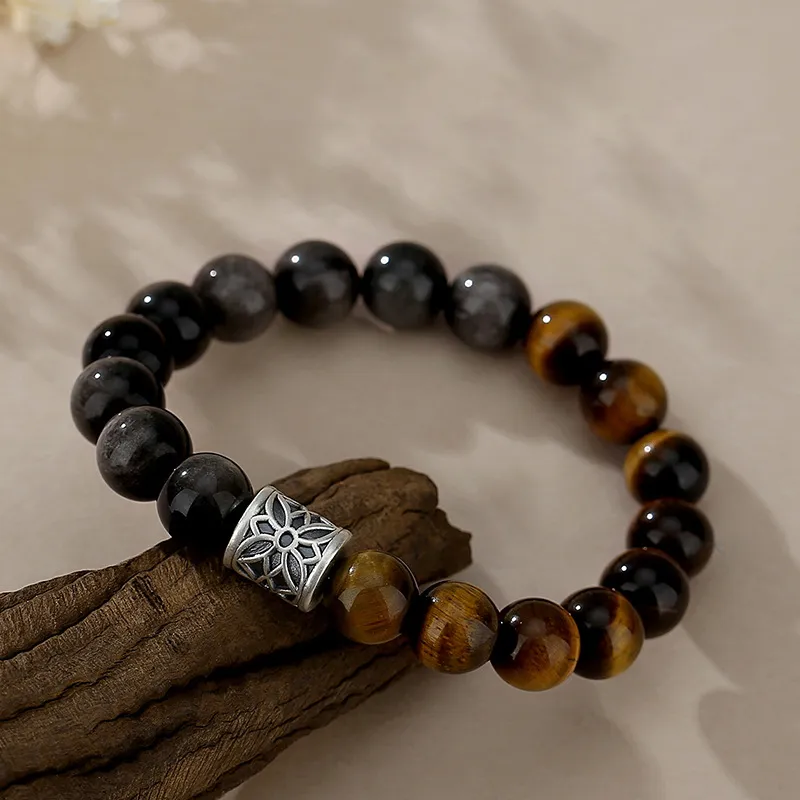 Atsuyama Obsidian Bracelets Unisex-3