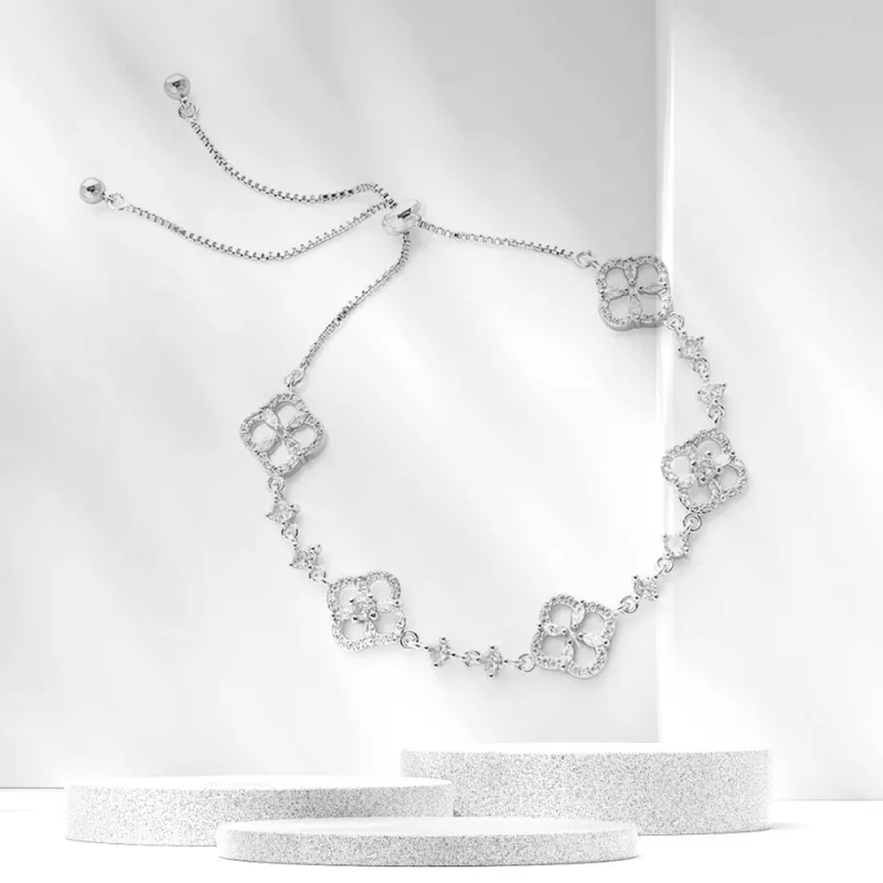 Atsuyama Zircon Bracelets Unisex-2