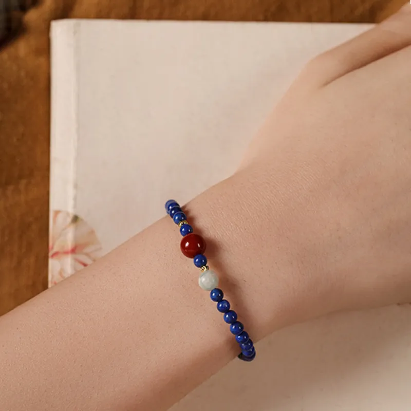 Atsuyama Lapis Lazuli Bracelets Men's-4