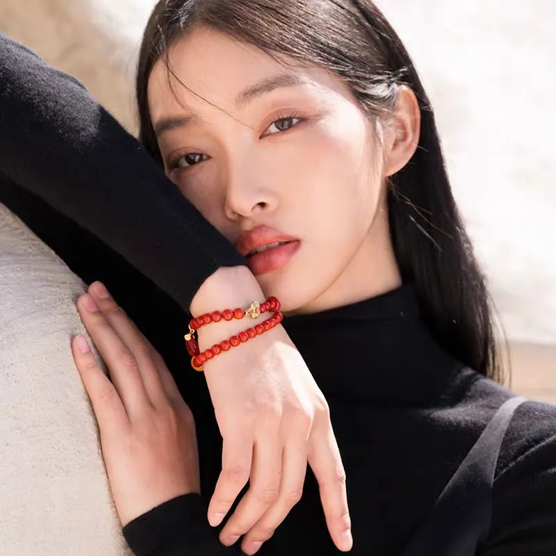 Atsuyama Southern Red Agate Bracelets Unisex-2