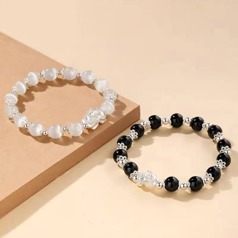 Atsuyama Natural Agate Jade Bracelets Unisex-3