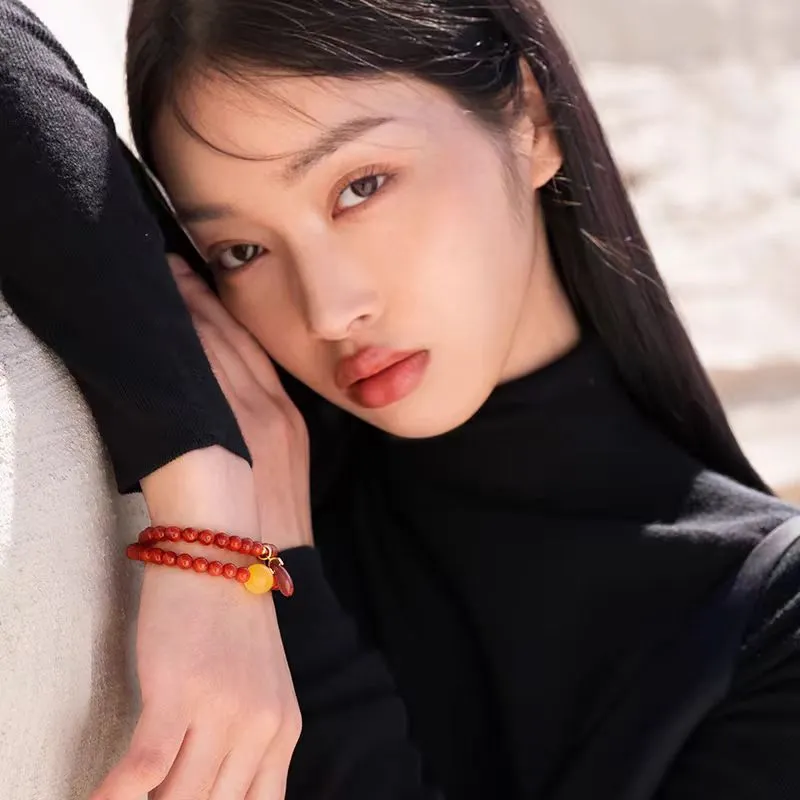 Atsuyama Southern Red Agate Bracelets Unisex-3