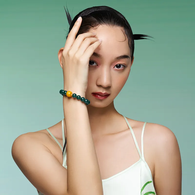 Atsuyama Ice Glutinous Jadeite Bracelets Unisex-3