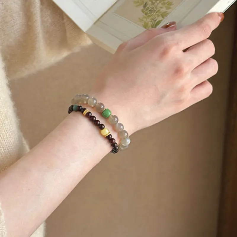 Atsuyama Crystal Bracelets Unisex-2