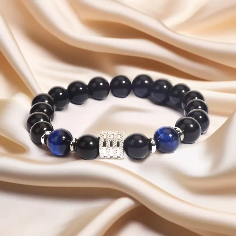 Atsuyama Obsidian Bracelets Unisex-12