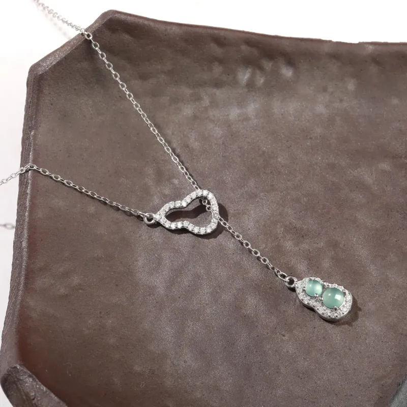 Atsuyama Glutinous Jade Jadeite Necklaces Women's-5