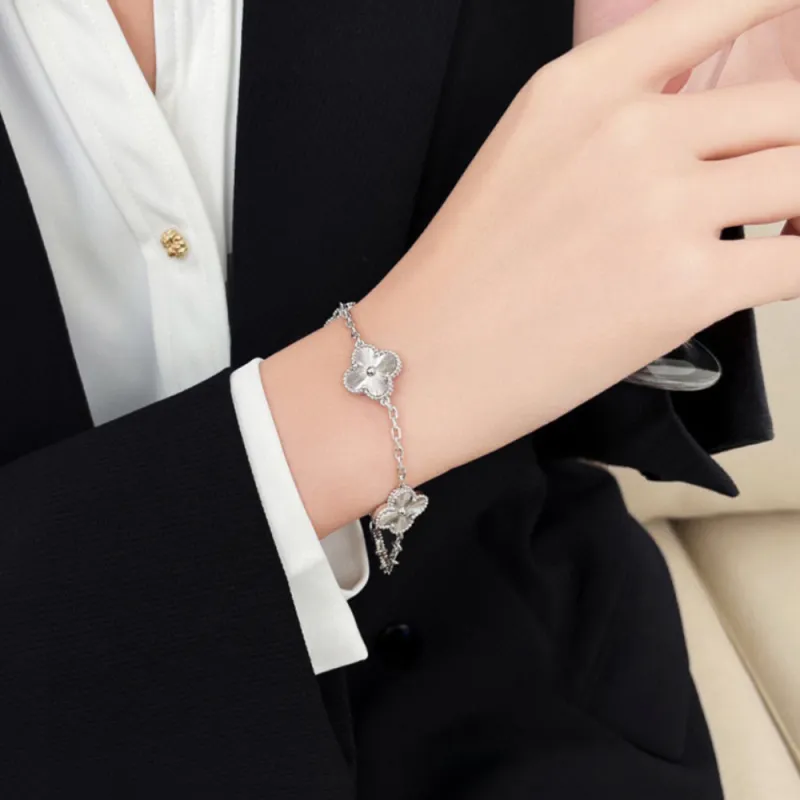Atsuyama 999 Fine Silver Pure Silver Bracelets Unisex-1