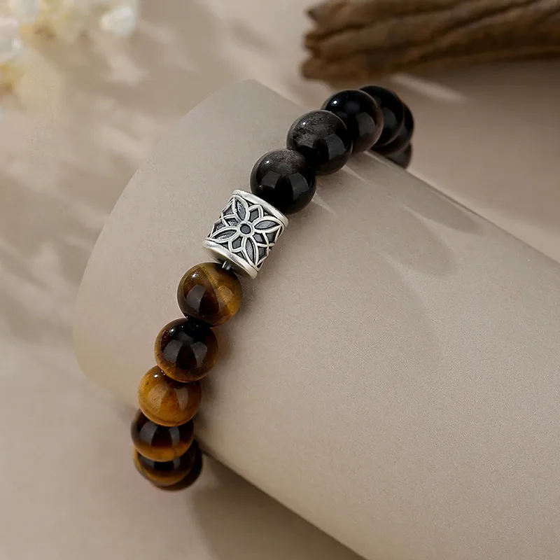 Atsuyama Obsidian Bracelets Unisex-2