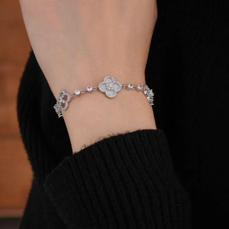 Atsuyama Zircon Bracelets Unisex-3