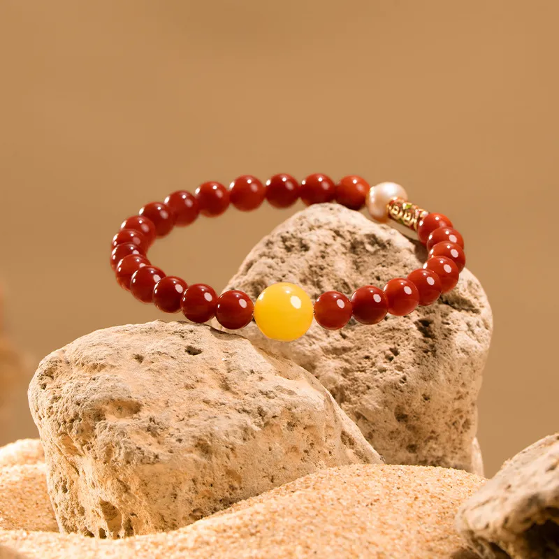 Atsuyama Southern Red Agate Bracelets Unisex-3