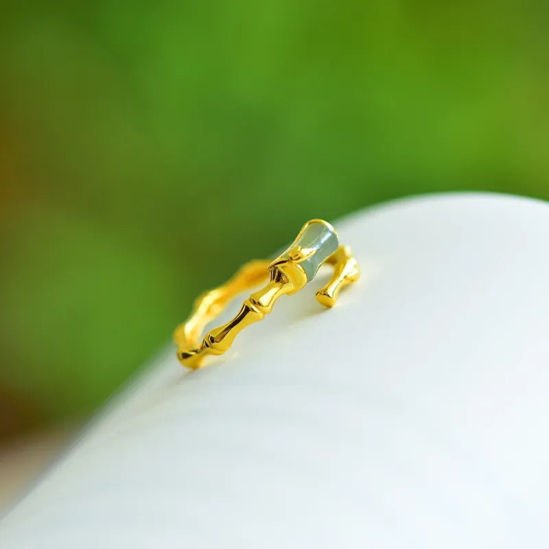 Atsuyama Hetian Jade Rings Women's Green Jade-2