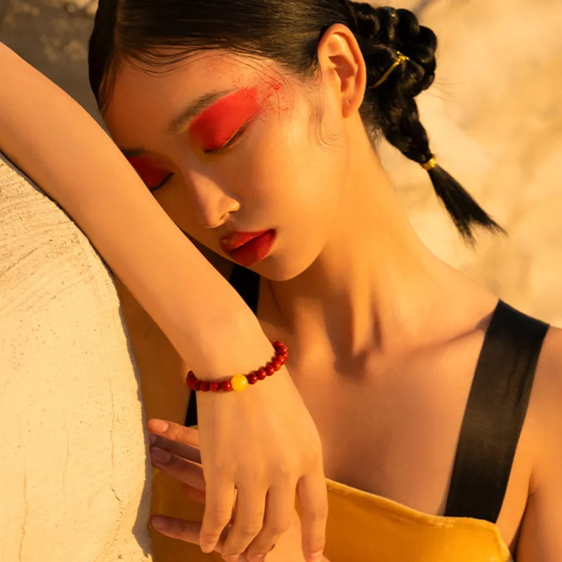 Atsuyama Southern Red Agate Bracelets Unisex-1