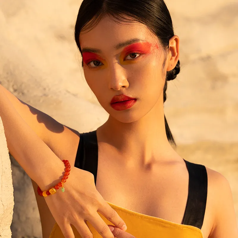 Atsuyama Southern Red Agate Bracelets Unisex-4
