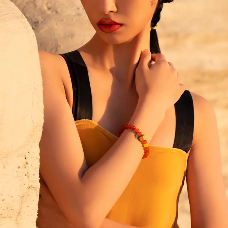 Atsuyama Southern Red Agate Bracelets Unisex-2