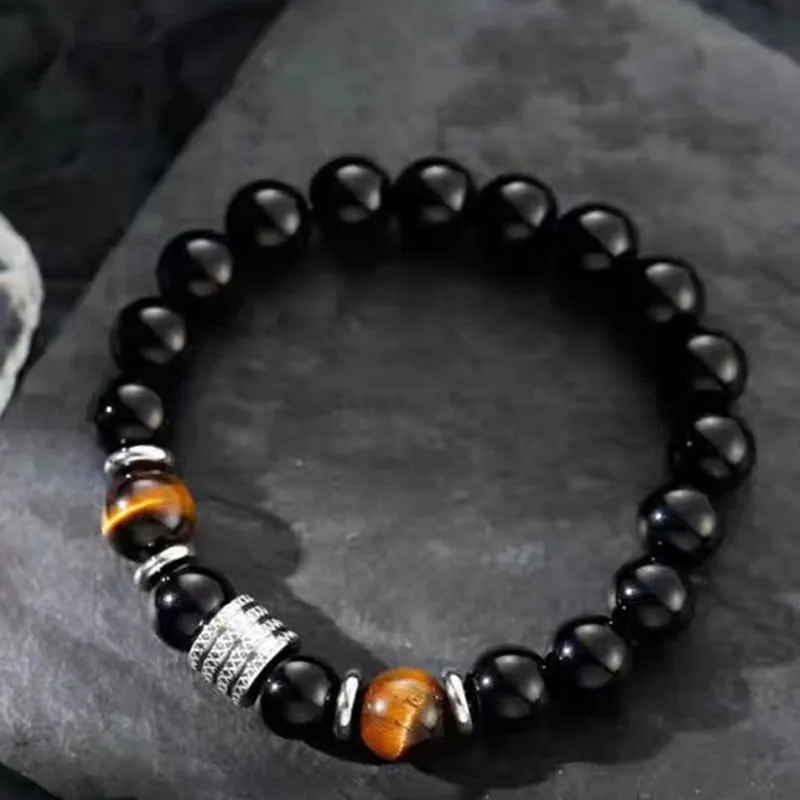 Atsuyama Obsidian Bracelets Unisex-3