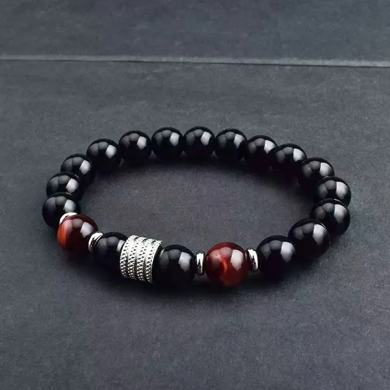 Atsuyama Obsidian Bracelets Unisex-8