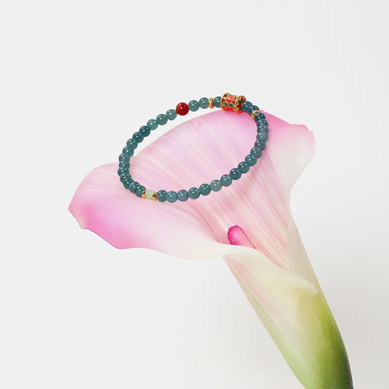 Atsuyama Bean Type Jadeite Bracelets Unisex-3