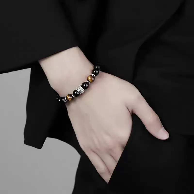 Atsuyama Obsidian Bracelets Unisex-2