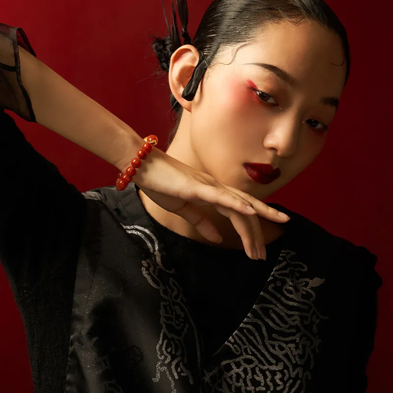 Atsuyama Southern Red Agate Bracelets Unisex-4