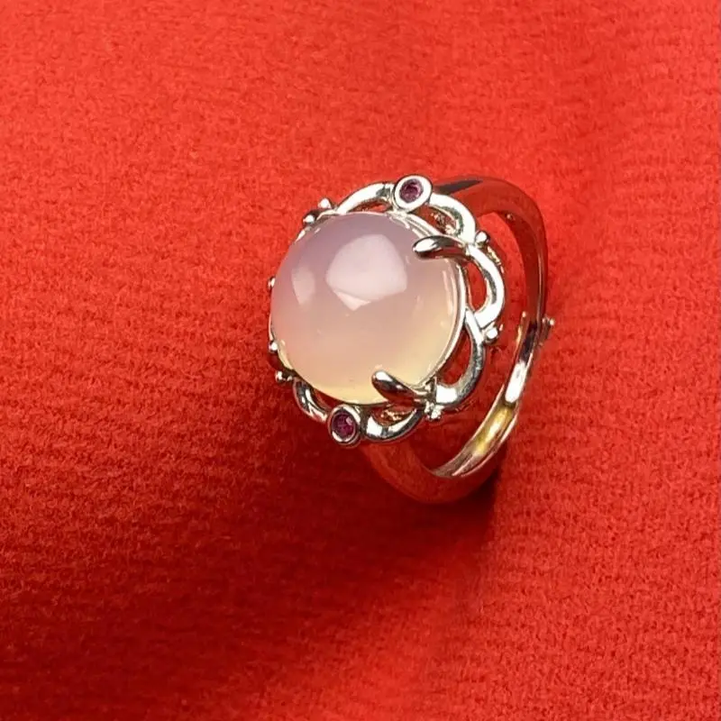 Atsuyama Chalcedony Jade Rings Women's-9