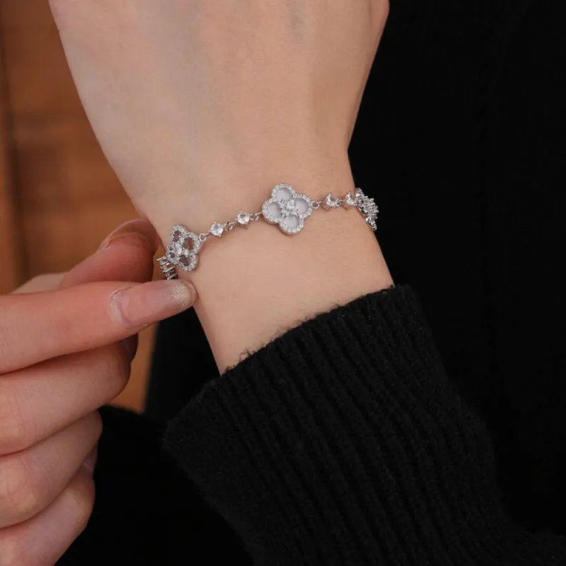 Atsuyama Zircon Bracelets Unisex-1