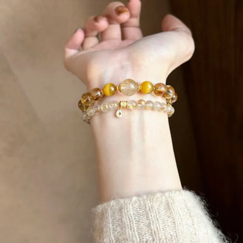 Atsuyama Crystal Bracelets Unisex-1