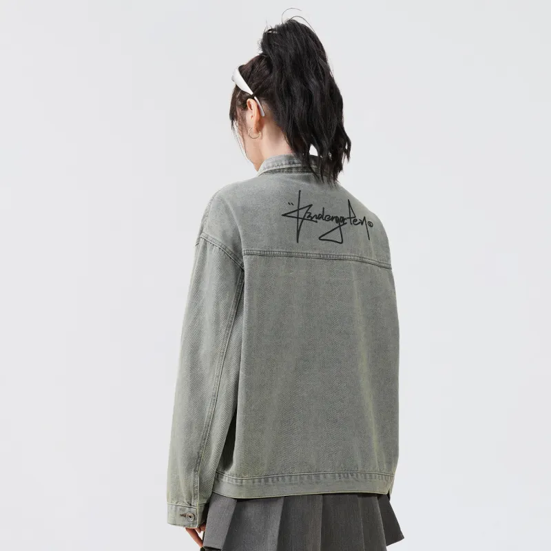 Crayon Shinchan Denim Jacket Unisex-3