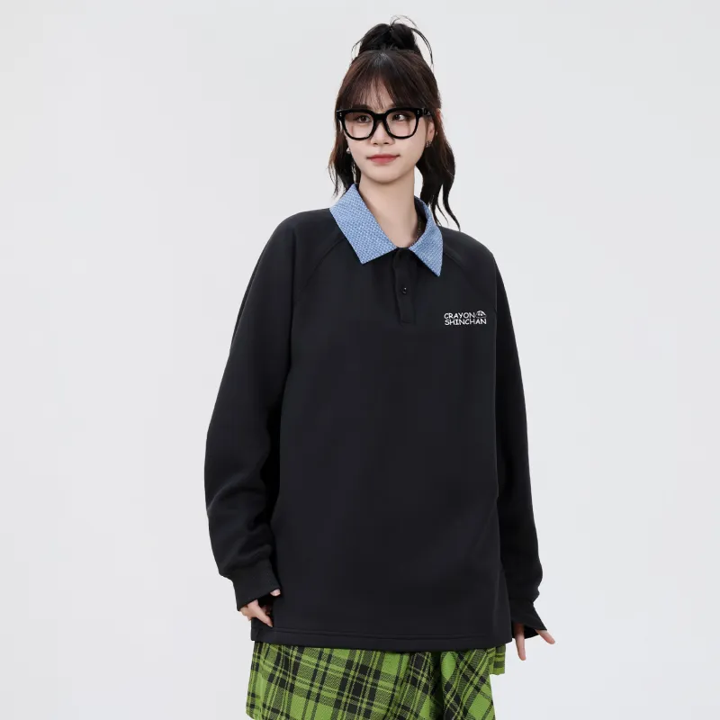 Crayon Shinchan Sweatshirt Set Unisex-2