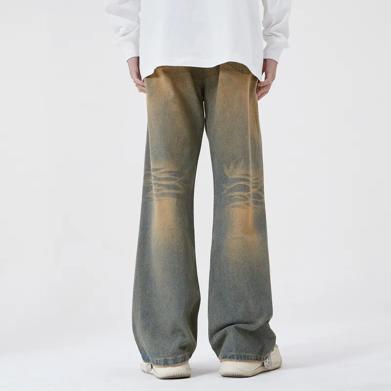 Crayon Shinchan Jeans Unisex Nostalgic Blue-5