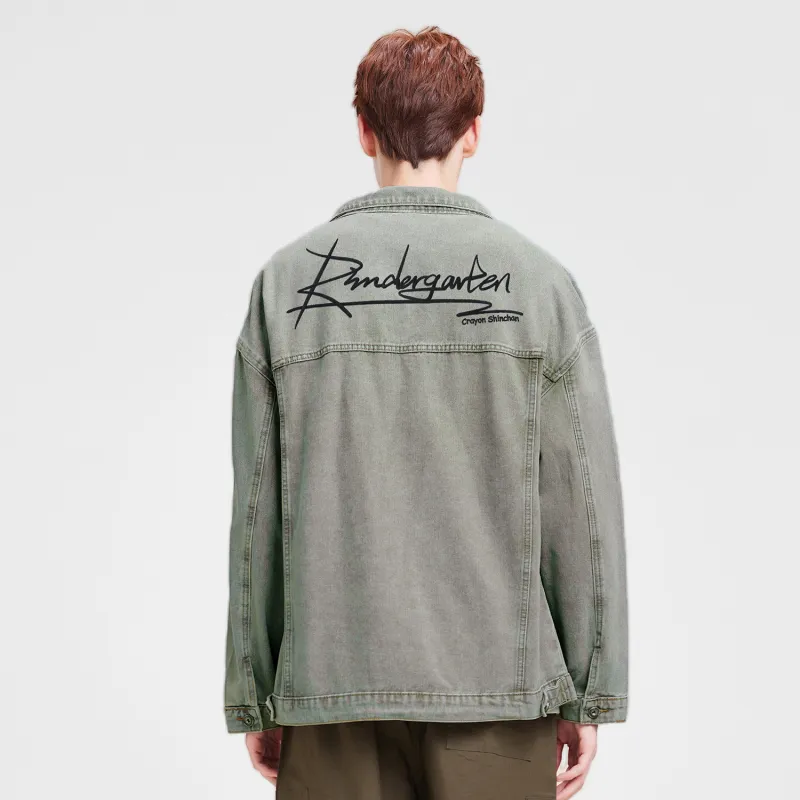 Crayon Shinchan Denim Jacket Unisex-2