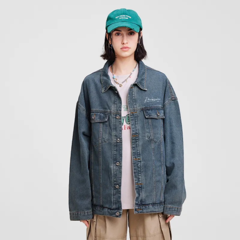 Crayon Shinchan Denim Jacket Unisex-11