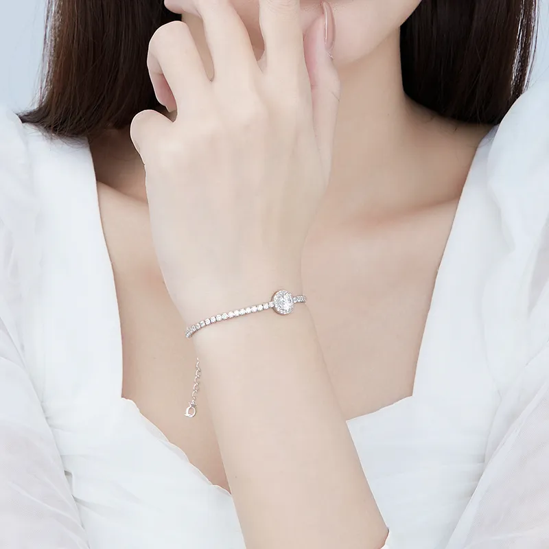VIR 925 Sterling Silver Bracelets Women's Silver-3