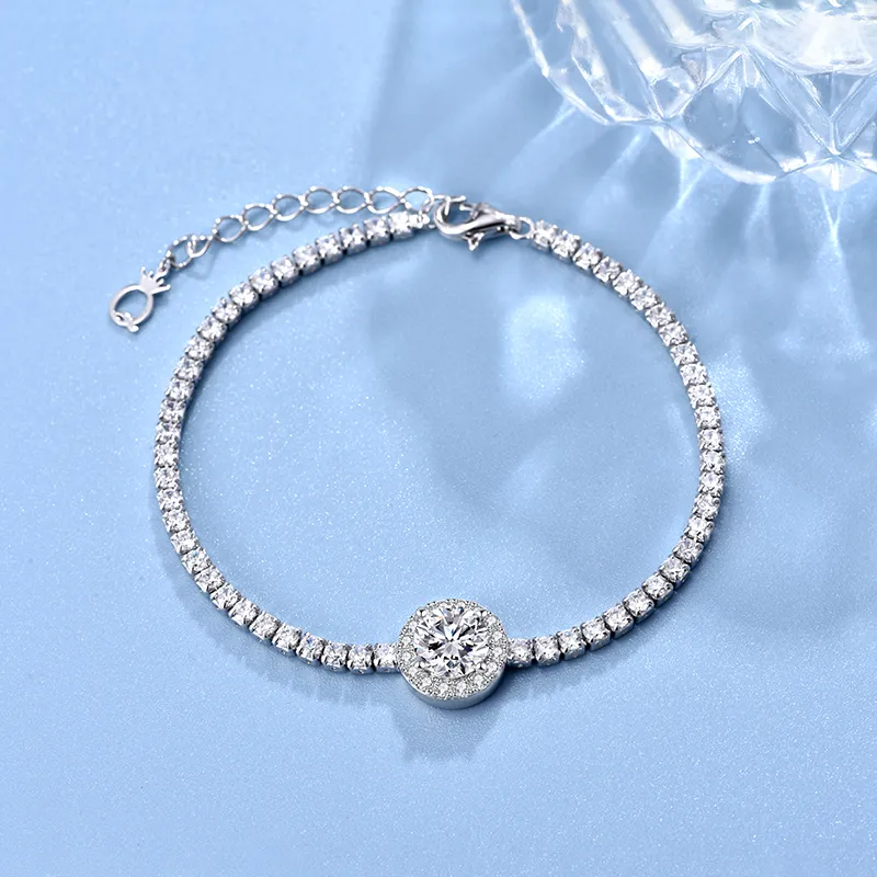 VIR 925 Sterling Silver Bracelets Women's Silver-1