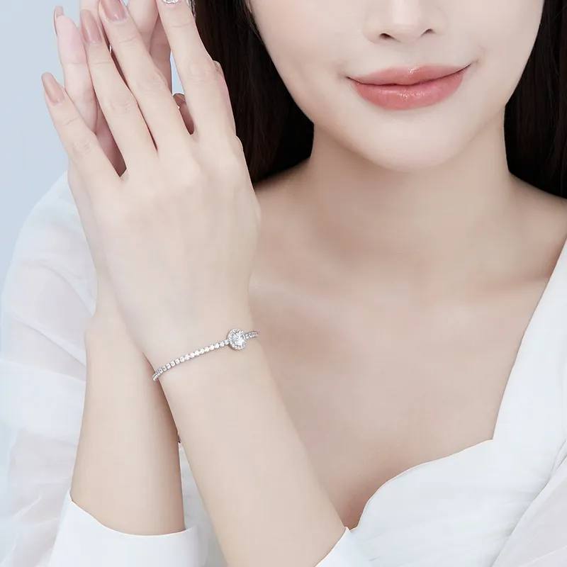 VIR 925 Sterling Silver Bracelets Women's Silver-5