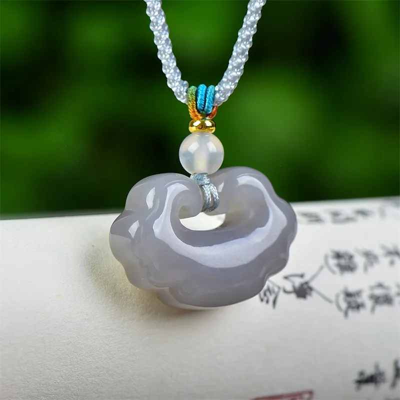 Jing Ruyu Necklaces Smoky Purple Unisex-5