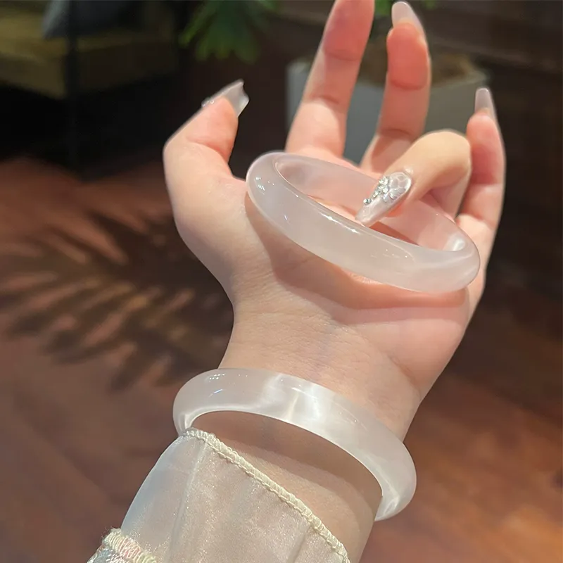 Jing Ruyu Glass Cat Eye Bangles Women's-1