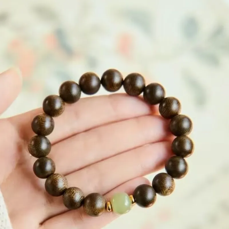 Jing Ruyu Agarwood Wooden Bracelets Unisex-4