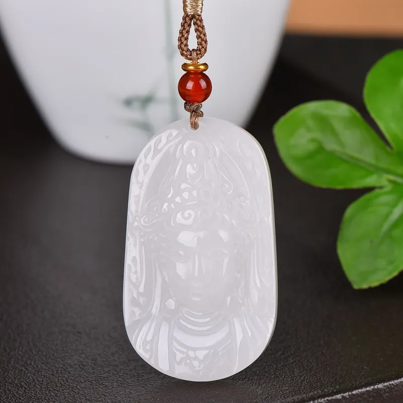 Jing Ruyu Golden Silk Jade Jade Necklaces Men's-1