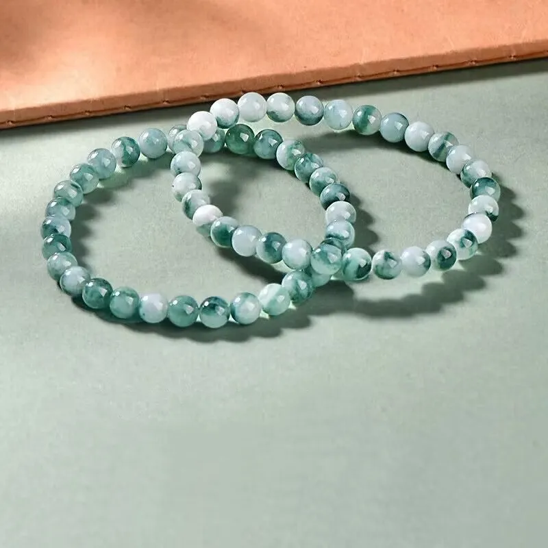 Jing Ruyu Glutinous Jade Jadeite Bracelets Unisex-3