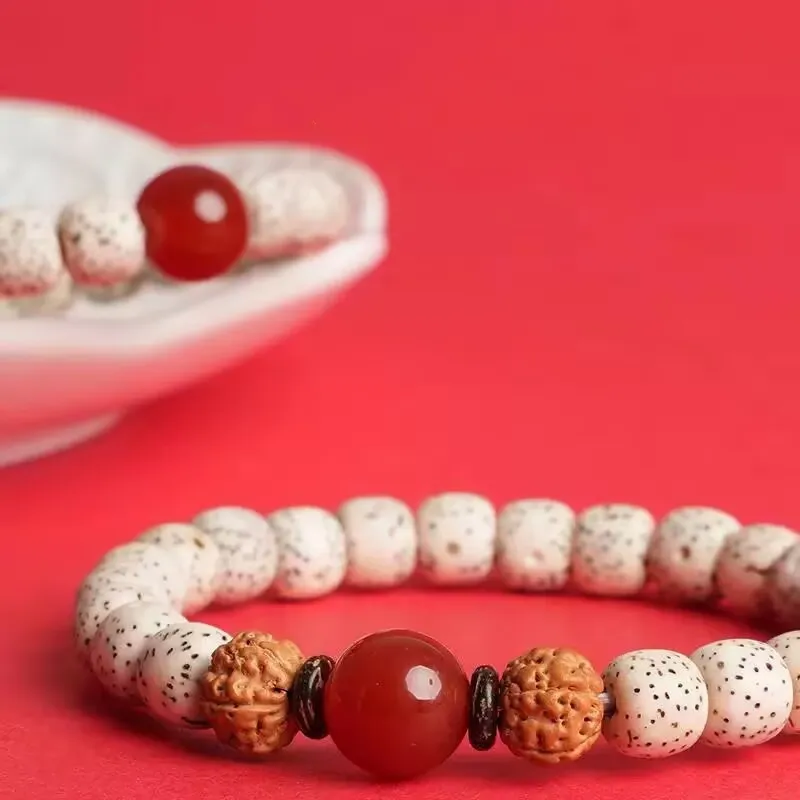 Jing Ruyu Star Moon Bodhi Seeds Bracelets Unisex-3