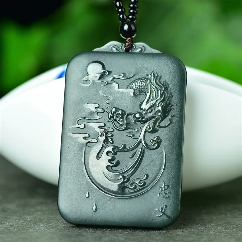 Jing Ruyu Hetian Jade Necklaces Green Jade Unisex-4