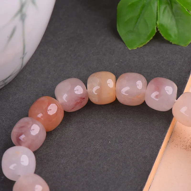 Jing Ruyu Golden Silk Jade Bracelets Unisex-6