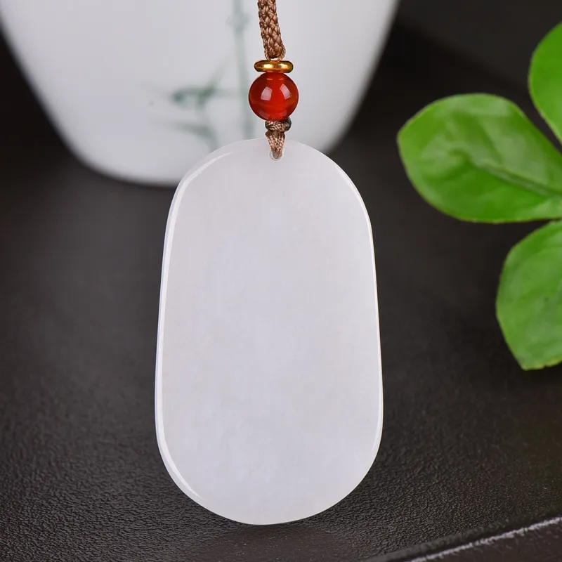 Jing Ruyu Golden Silk Jade Jade Necklaces Men's-5