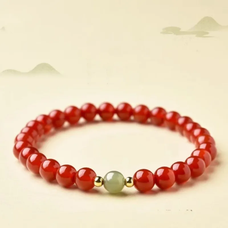 Jing Ruyu Agate Bracelets Unisex-1