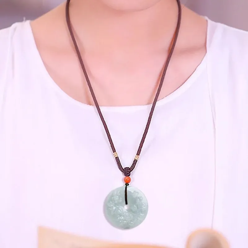 Jing Ruyu Bean Type Pendants Unisex-2