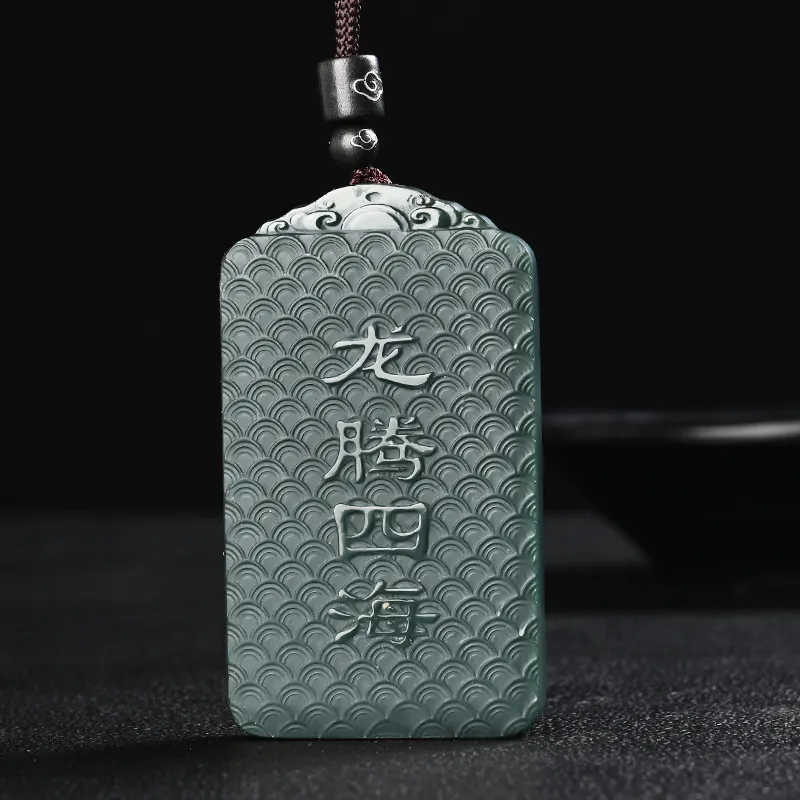 Jing Ruyu Necklaces Green Jade Unisex-2