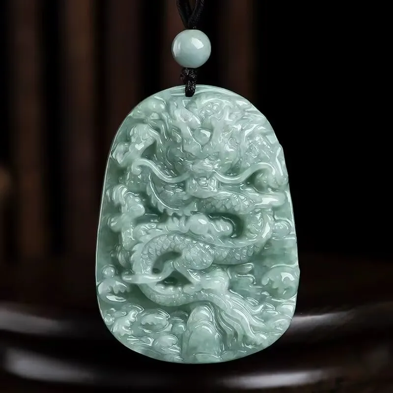 Jing Ruyu Glutinous Jade Jadeite Necklaces Unisex-1