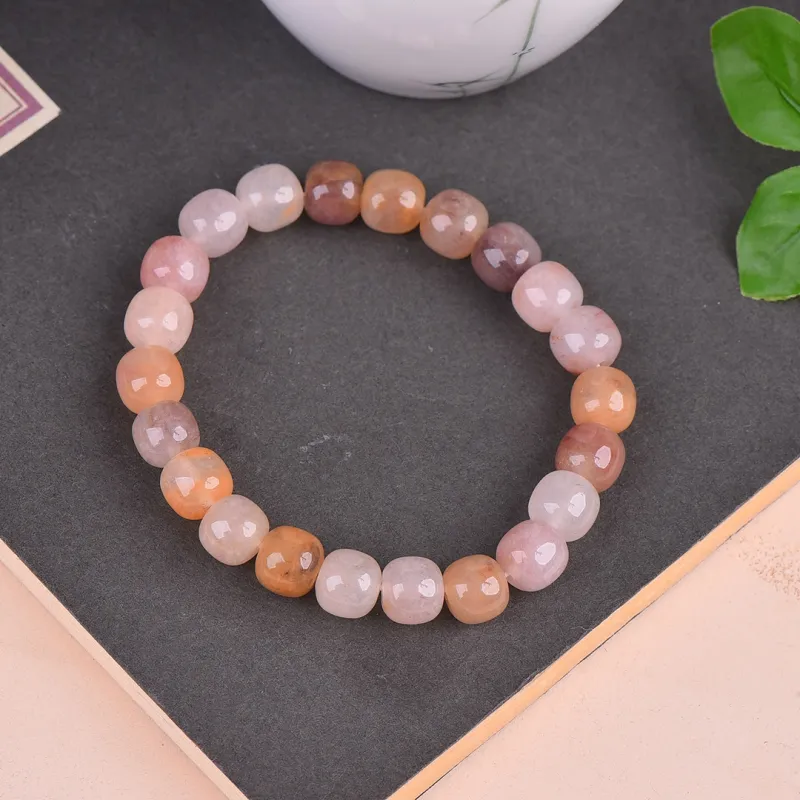 Jing Ruyu Golden Silk Jade Bracelets Unisex-4